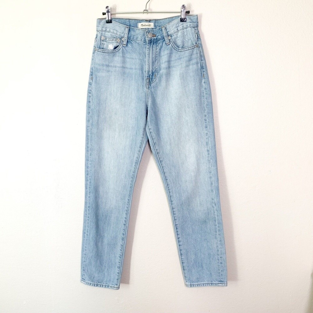 Madewell The Perfect Summer Jean 26 Light Blue Wash Light Distressing